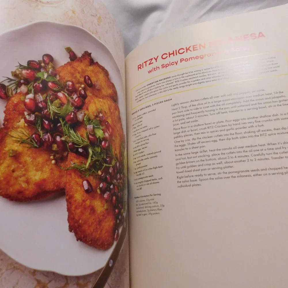Ritz Crackers & Bon Appétit Cookbook Taste of Welcome Celebration Food Culture